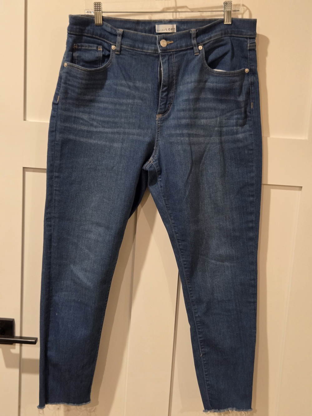 ANN TAYLOR LOFT Classic Medium Blue Skinny Jeans